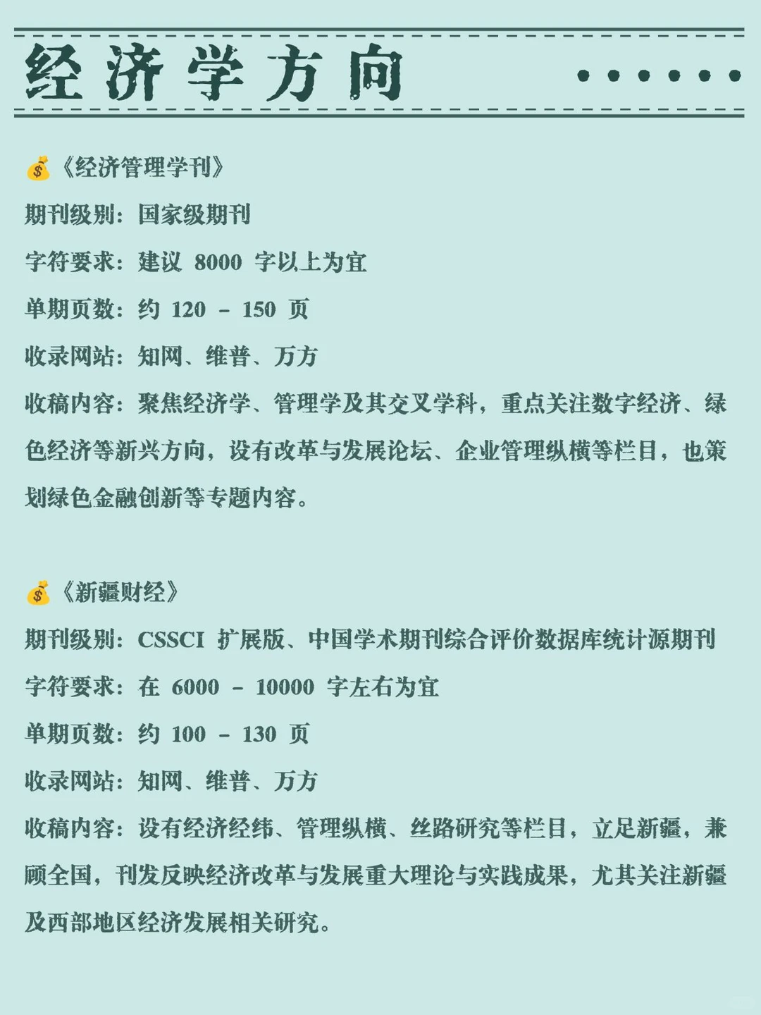 经济学的家人们千万不要错过这些啊!!