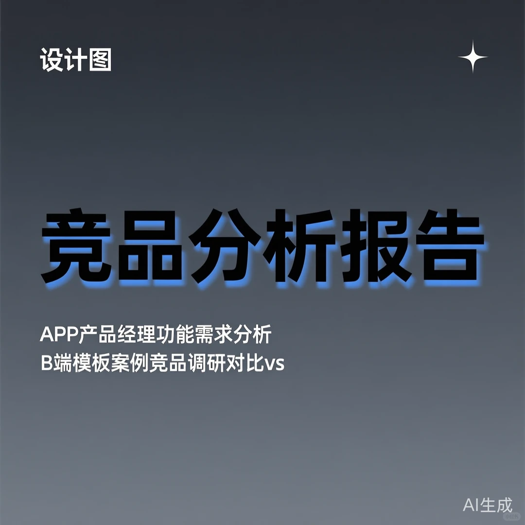 竞品分析攻略|产品经理必备模板
