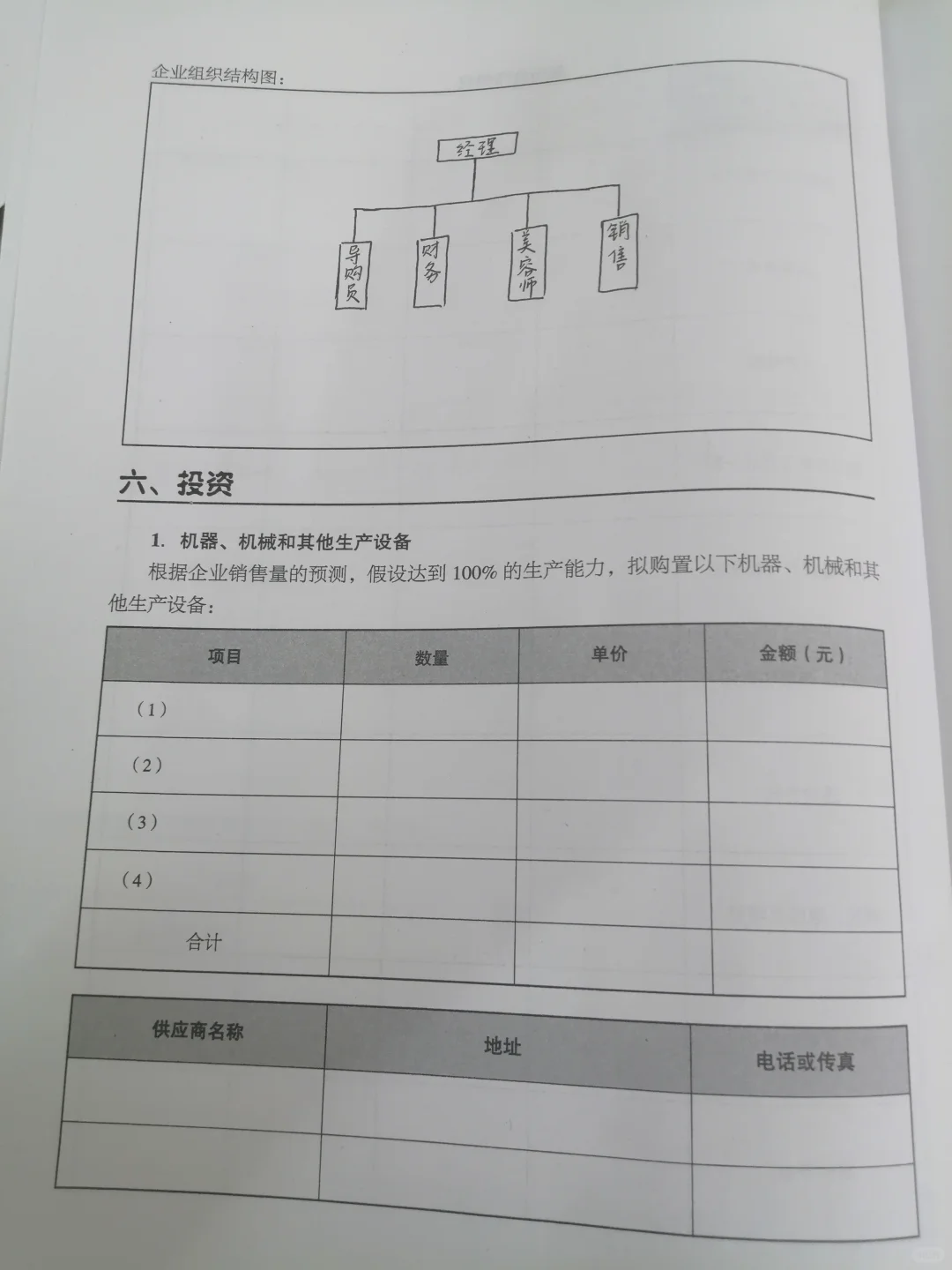 SYB创业计划书来了！