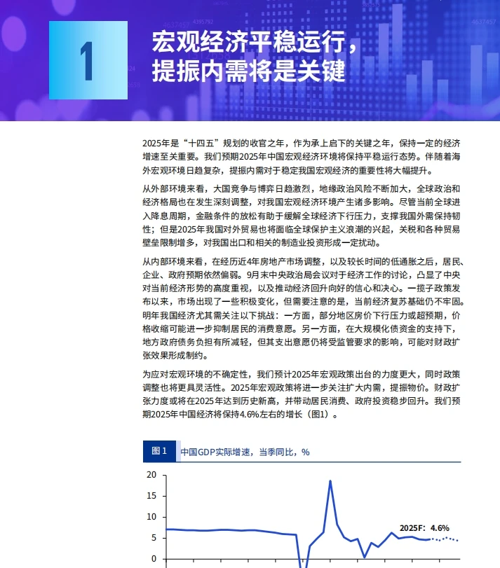 2025年宏观经济十大趋势展望