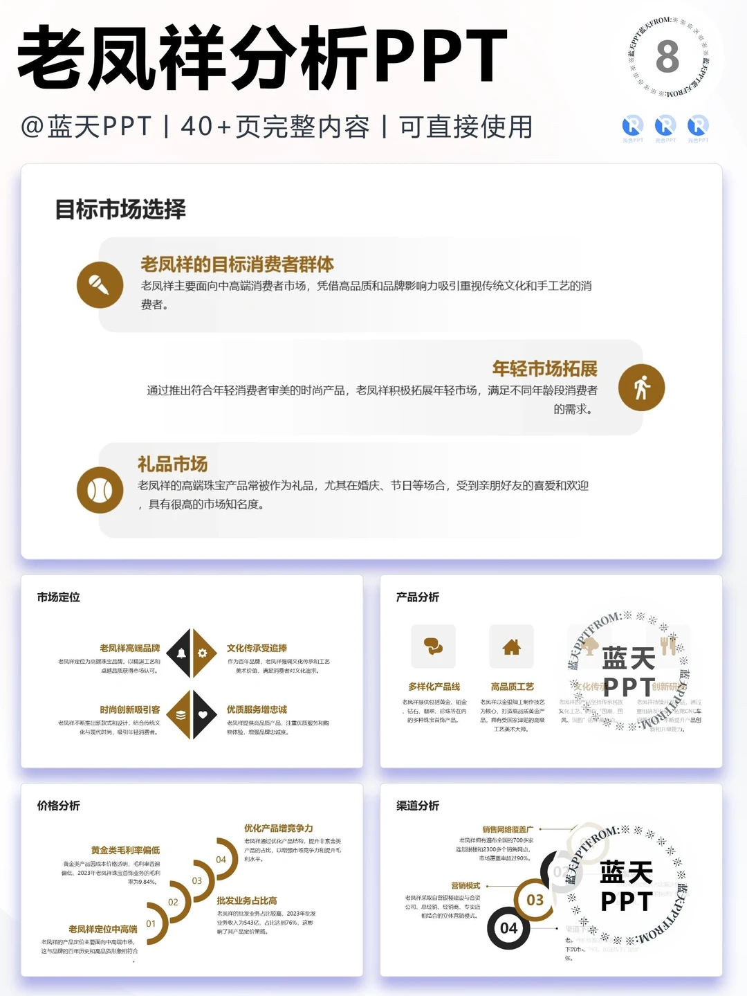【050】老凤祥战略分析营销策略 SWOT PPT