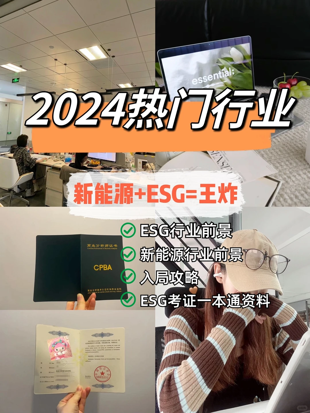 2024真正的新兴行业?ESG+新能源=王炸