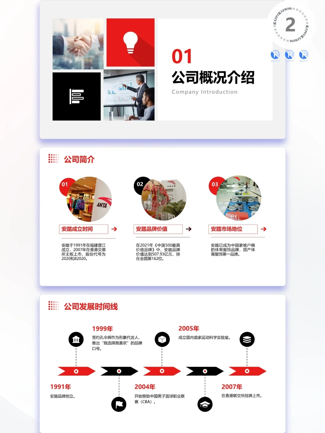 【209】安踏-品牌简介市场营销策略PPT
