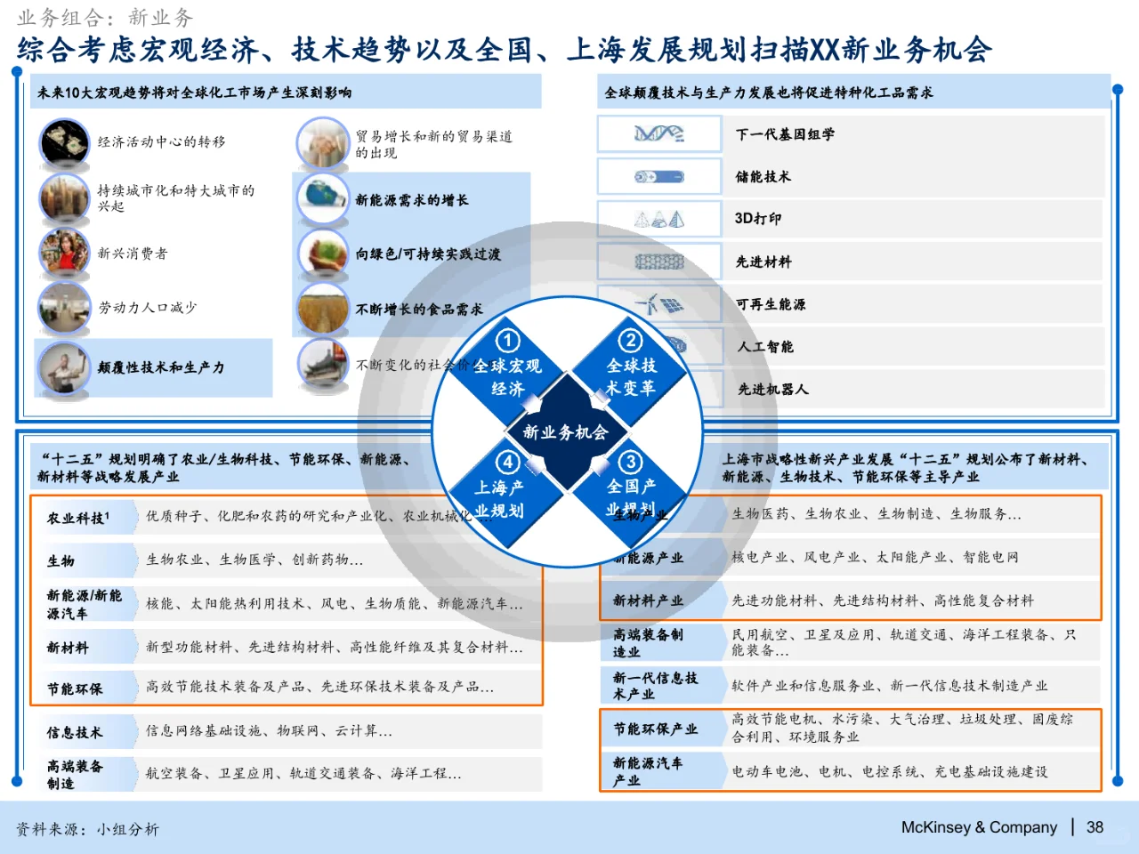 麦肯锡：化工集团2030战略规划
