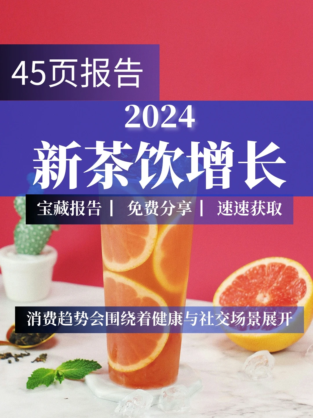 45页报告|2024新茶饮增长洞察白皮书