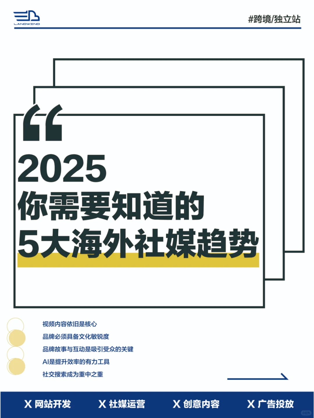 2025年出海营销必看，5大社媒趋势抢先了解