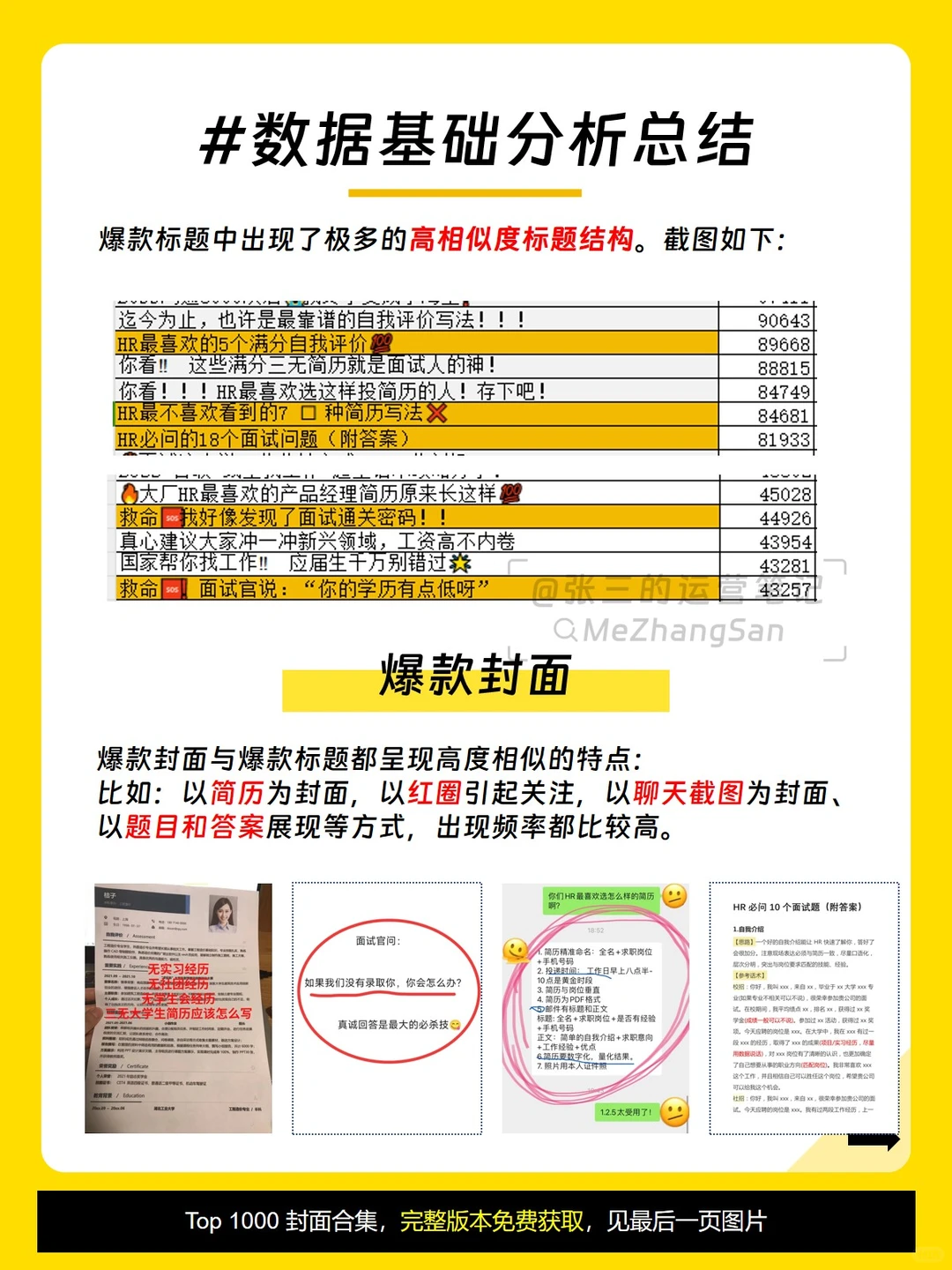 行业报告?职场赛道数据分析❗爆款分析