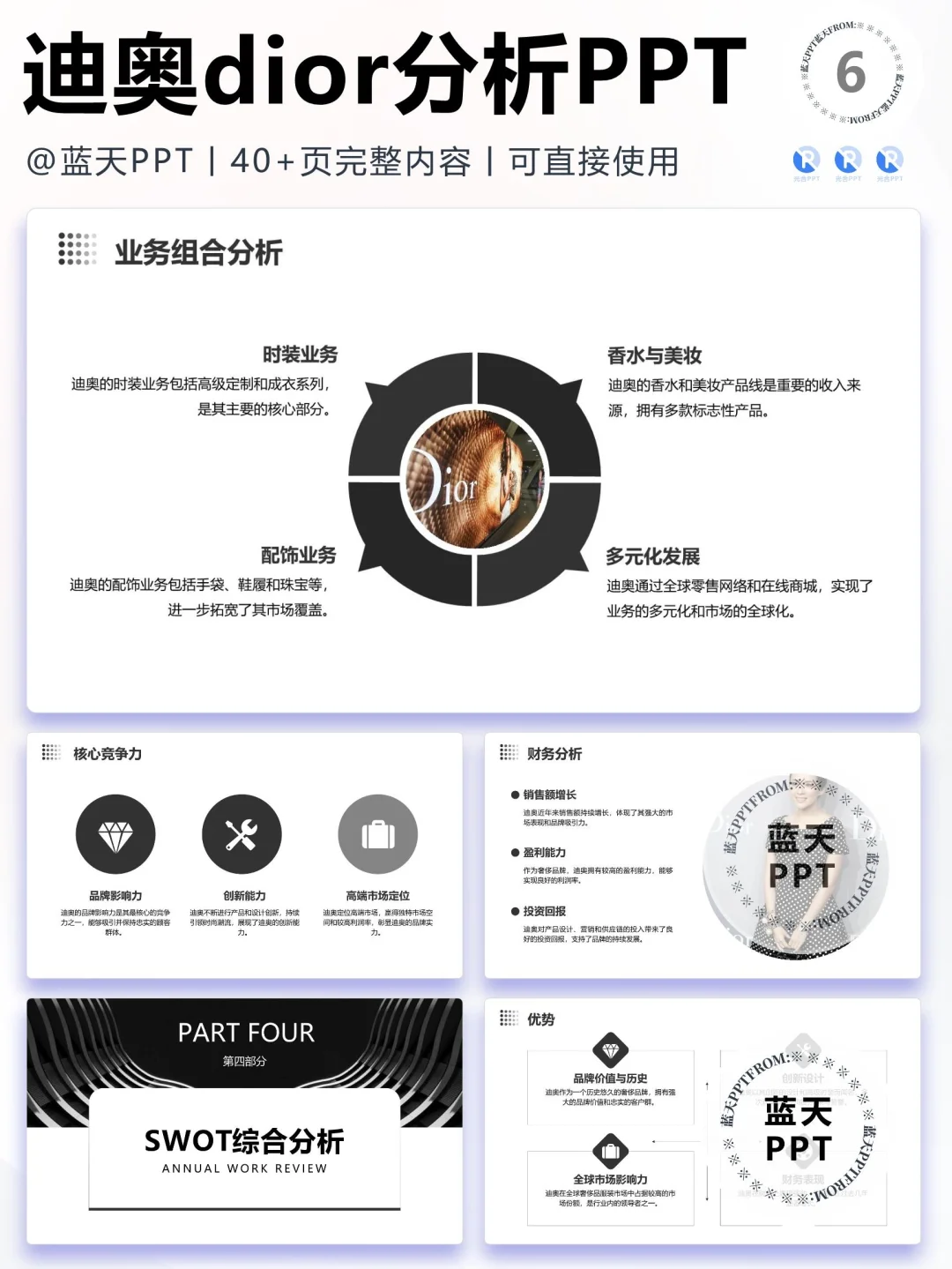 【029】迪奥 战略分析营销策略 SWOT PPT