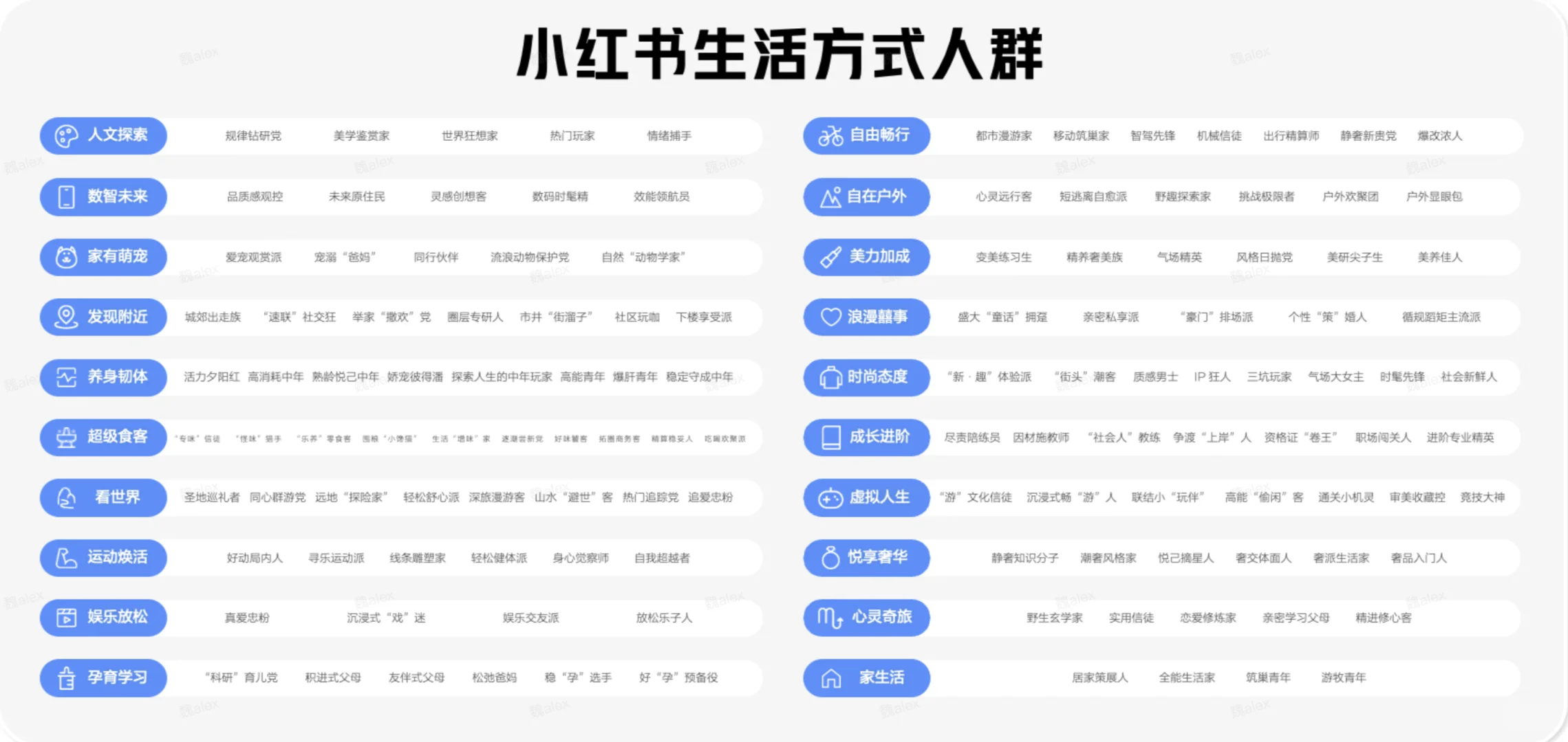 小红书生活方式人群包