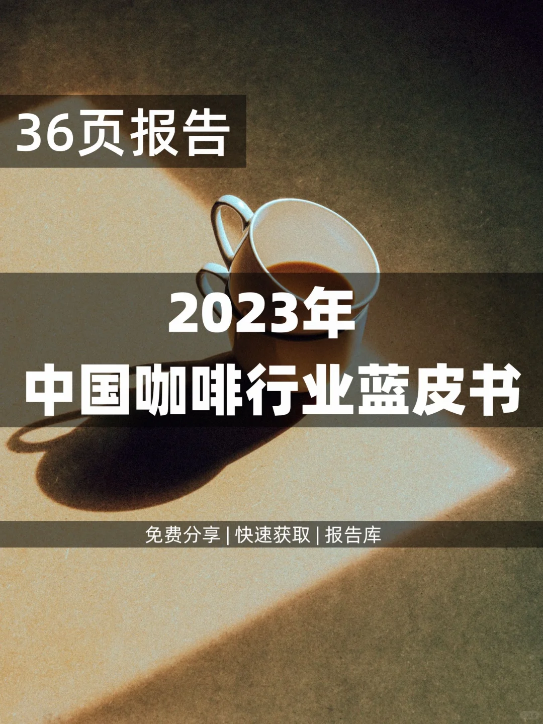 36页 | 带你了解2023年中国咖啡行业蓝皮书