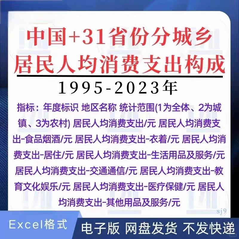 数据控必入！1995-2023消费支出全解✨
