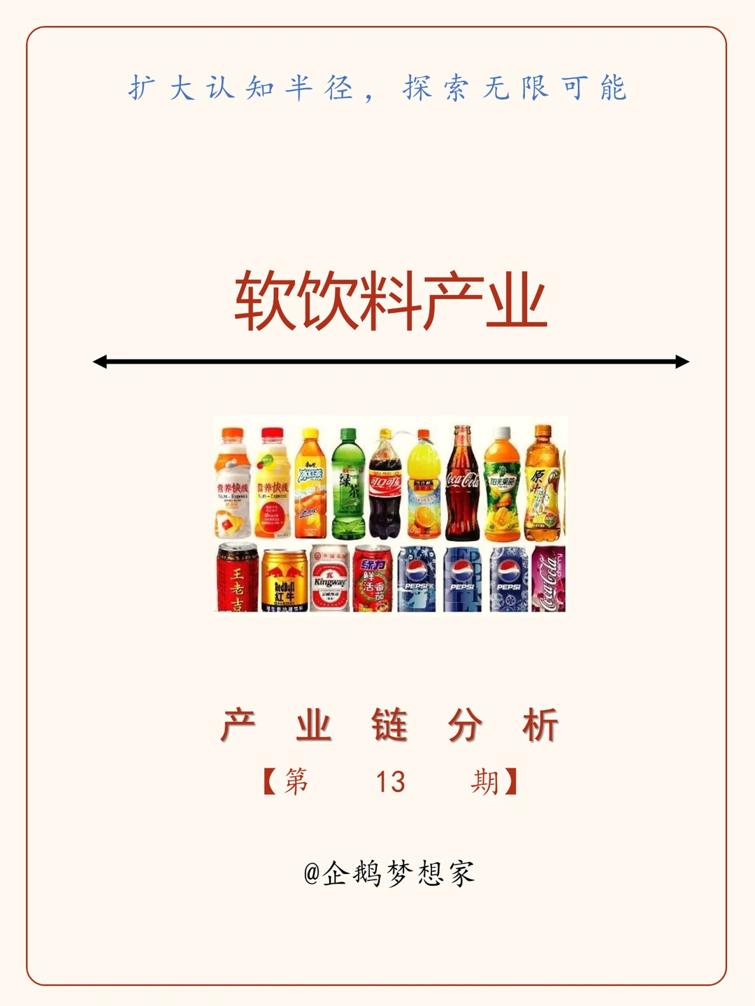 一天了解一条产业链:No.13 软饮料产业