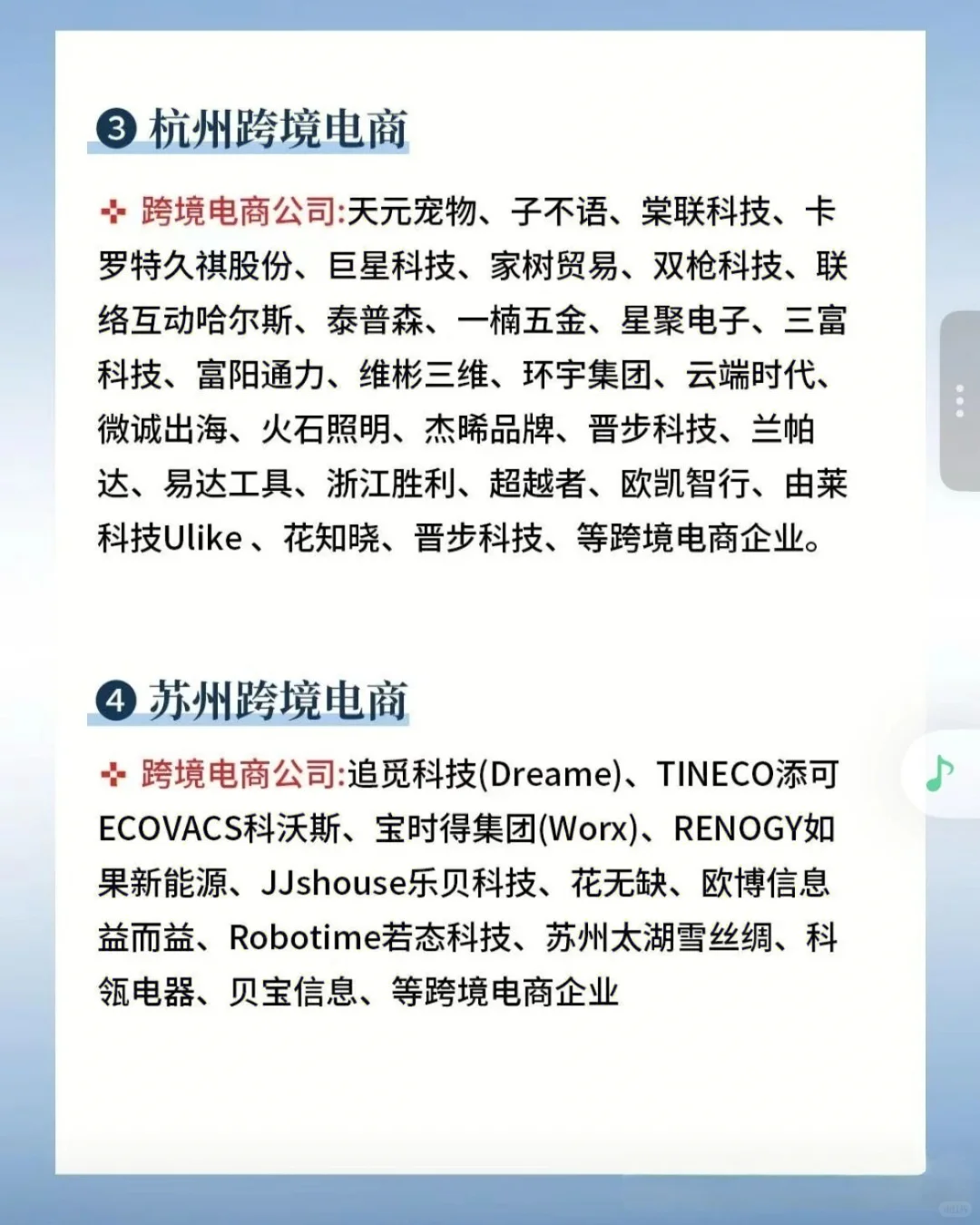 跨境电商6大城市?
