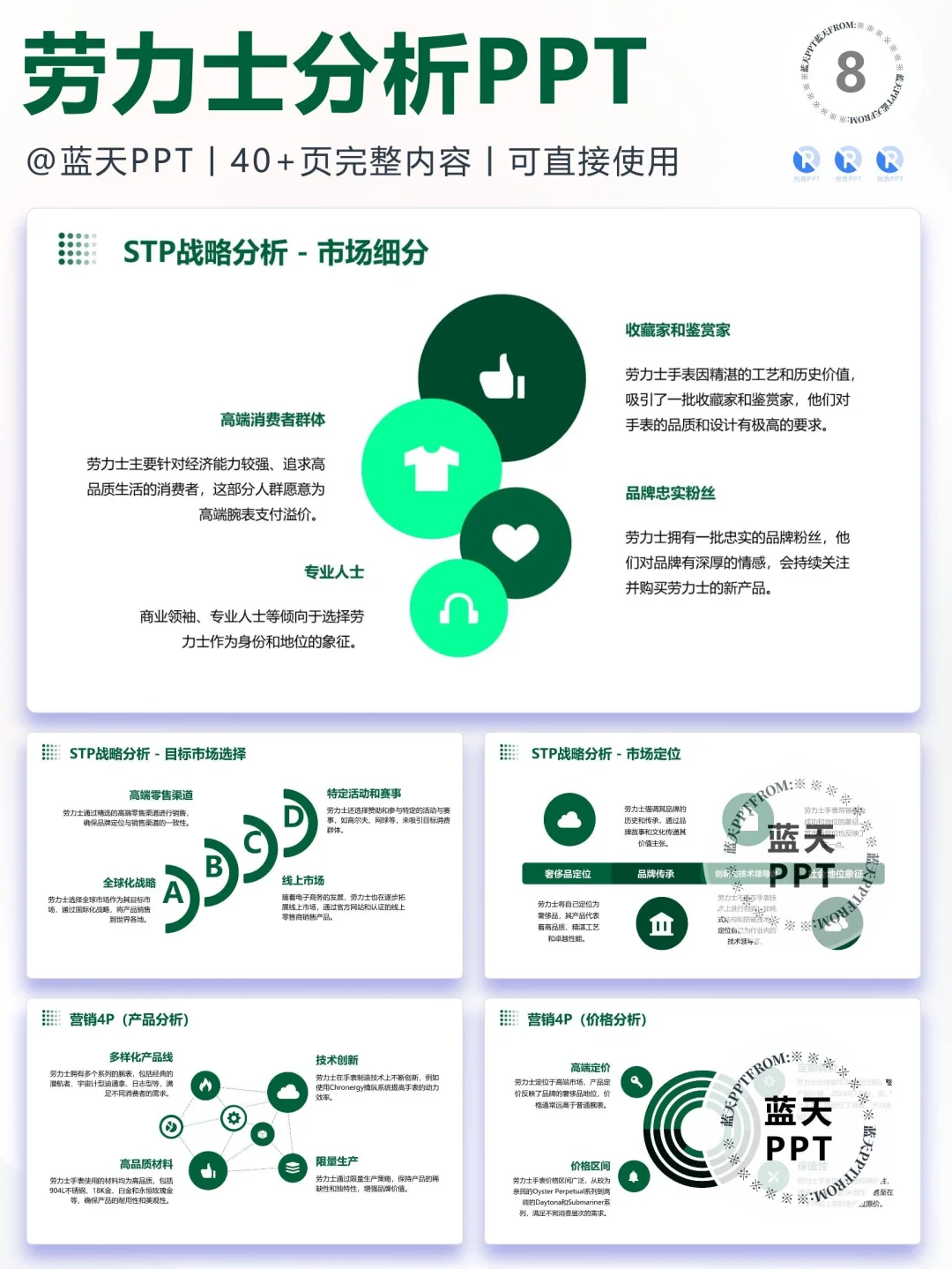 【062】劳力士 战略分析营销策略 SWOT PPT