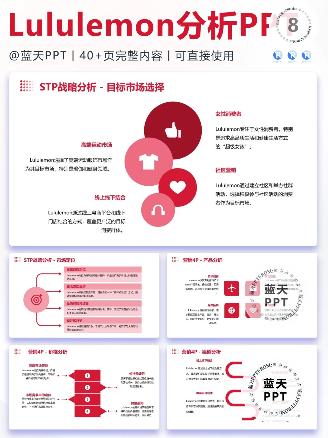【104】lululemon战略分析营销策略SWOT PPT