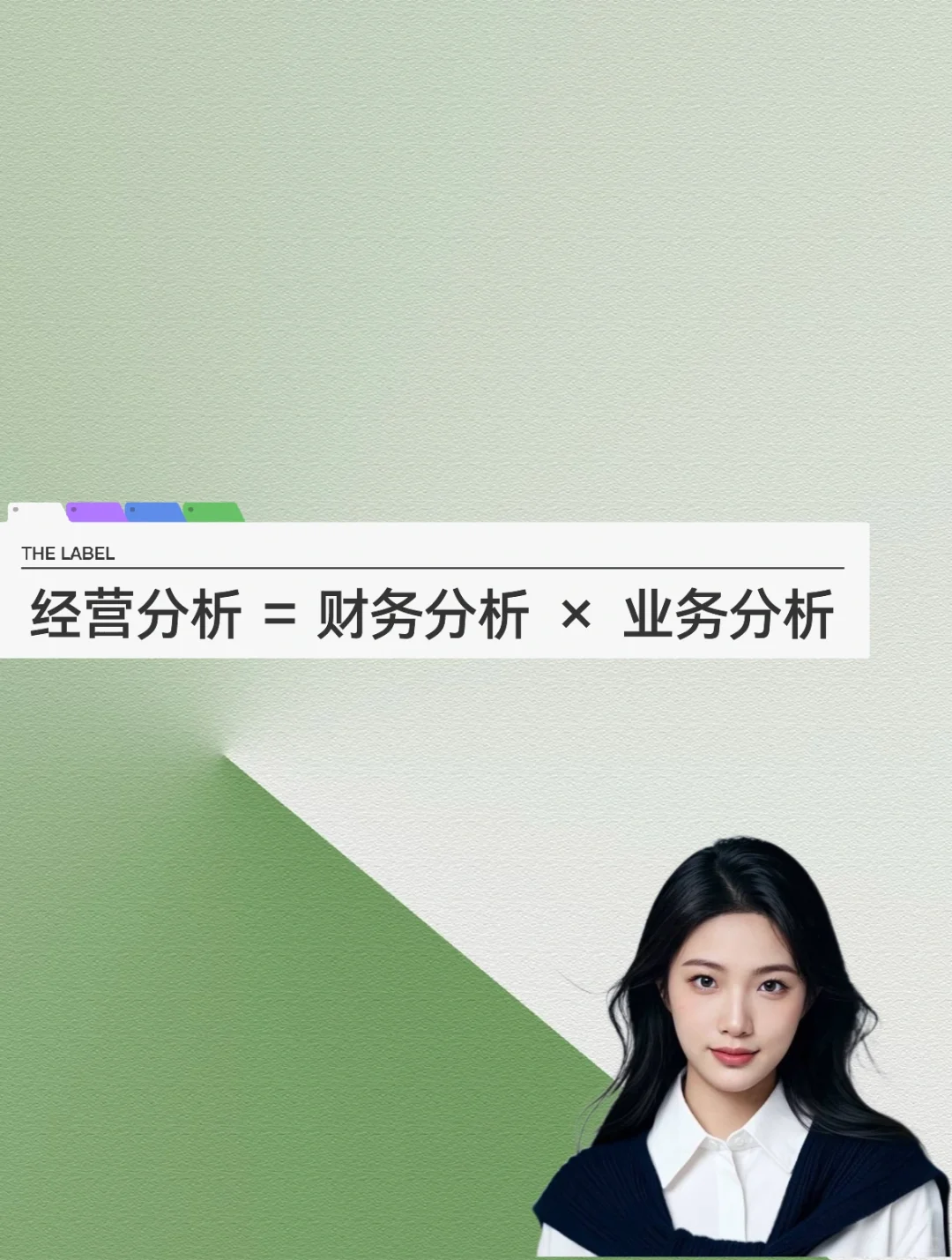 经营分析 = 财务分析 × 业务分析