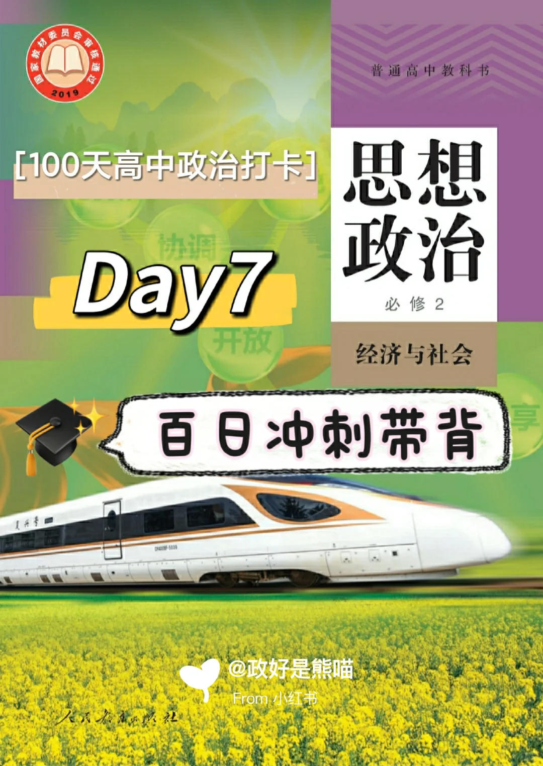 高考政治百日逆袭90+|每日背一题来啦!