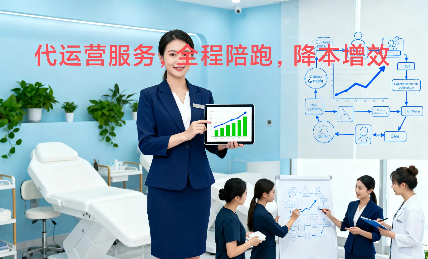 美业,代运营,帮扶