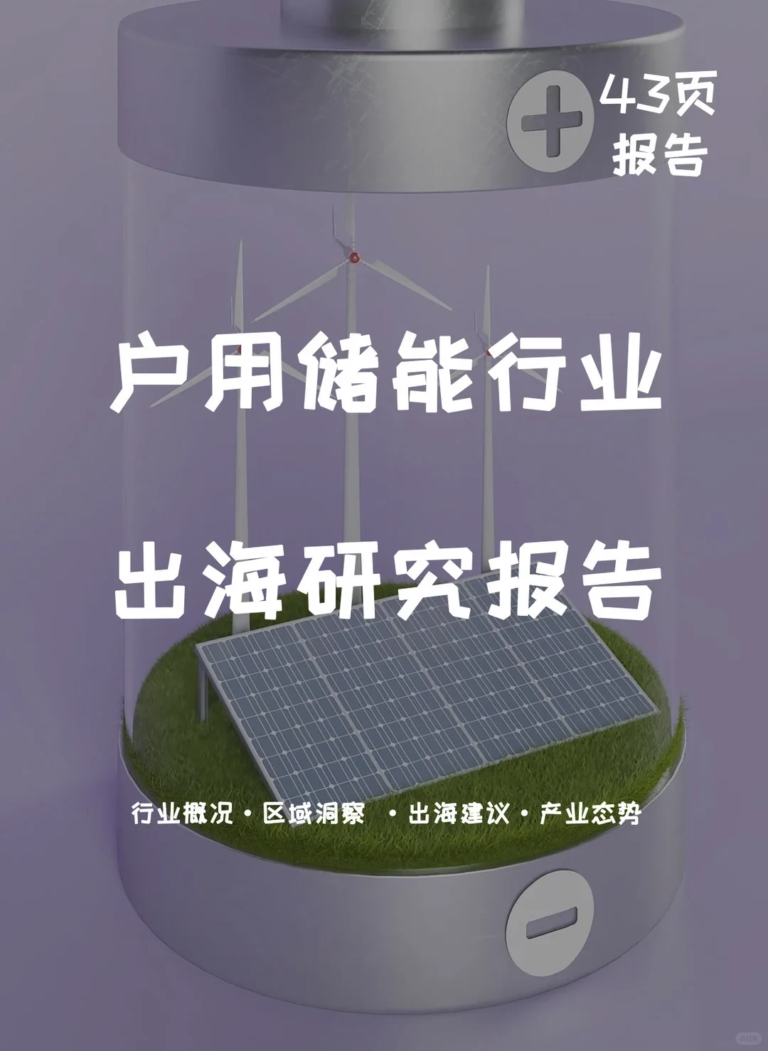 户用储能行业出海研究报告
