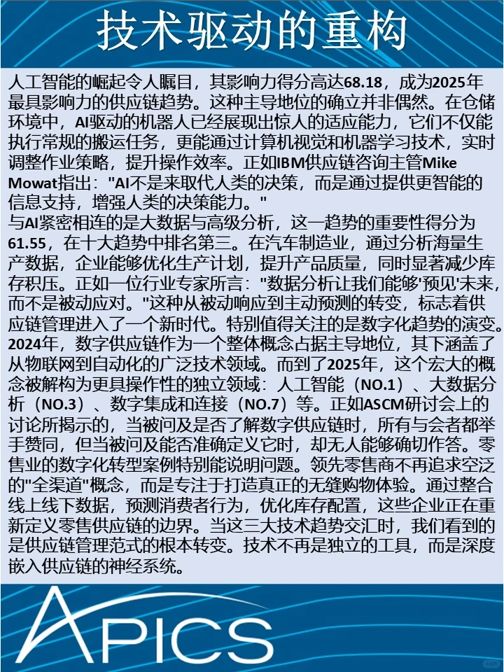 解读ASCM 2025年供应链十大趋势