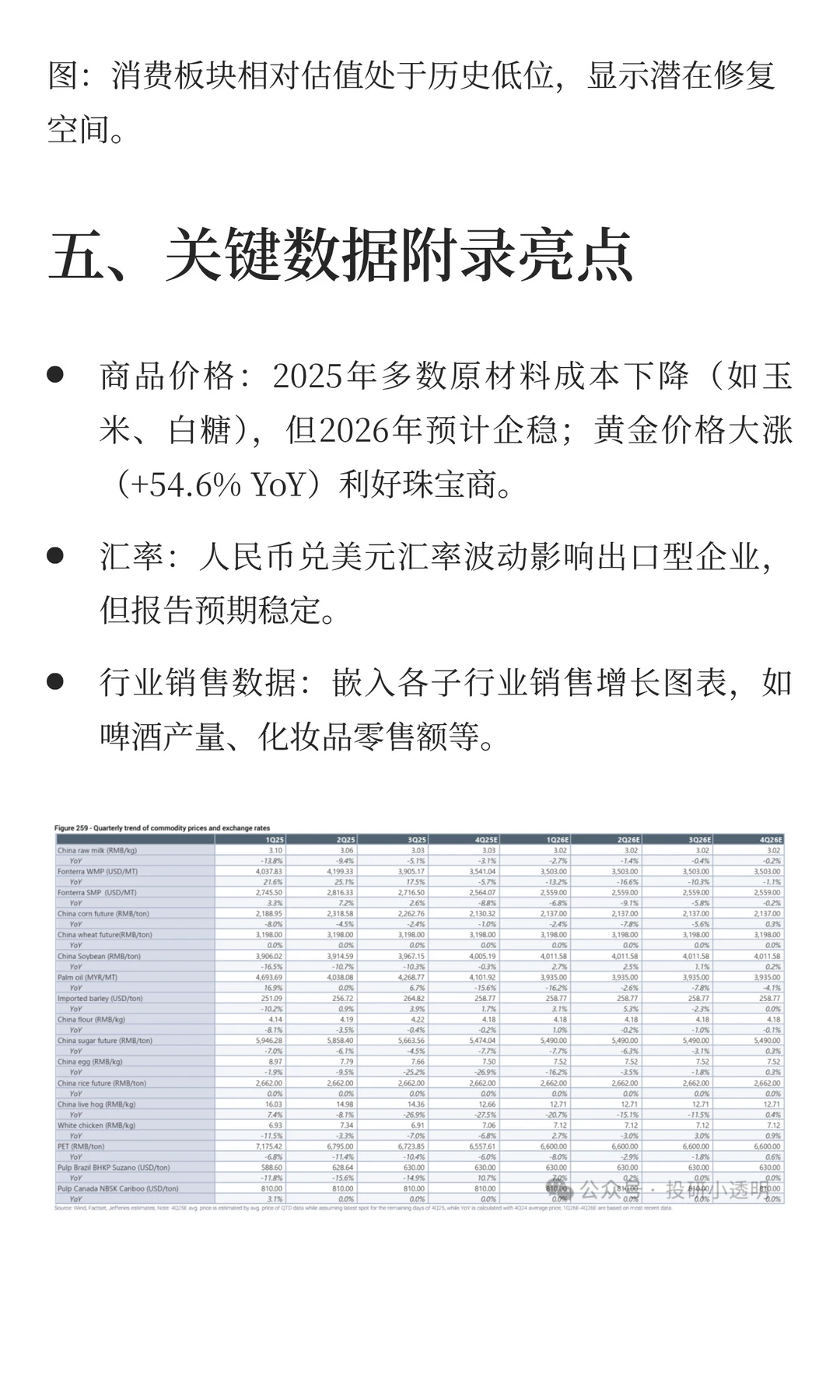 Jefferies：中国消费行业2026年展望