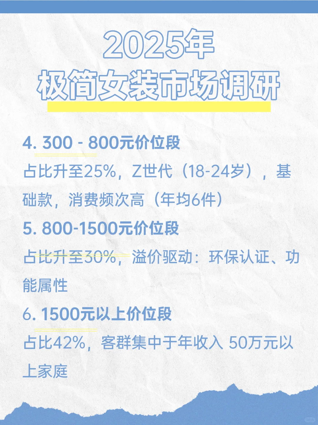 2025年极简女装增速20+%?