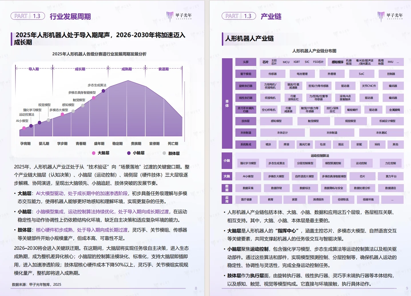 《2025人形机器人大规模领域行业报告》