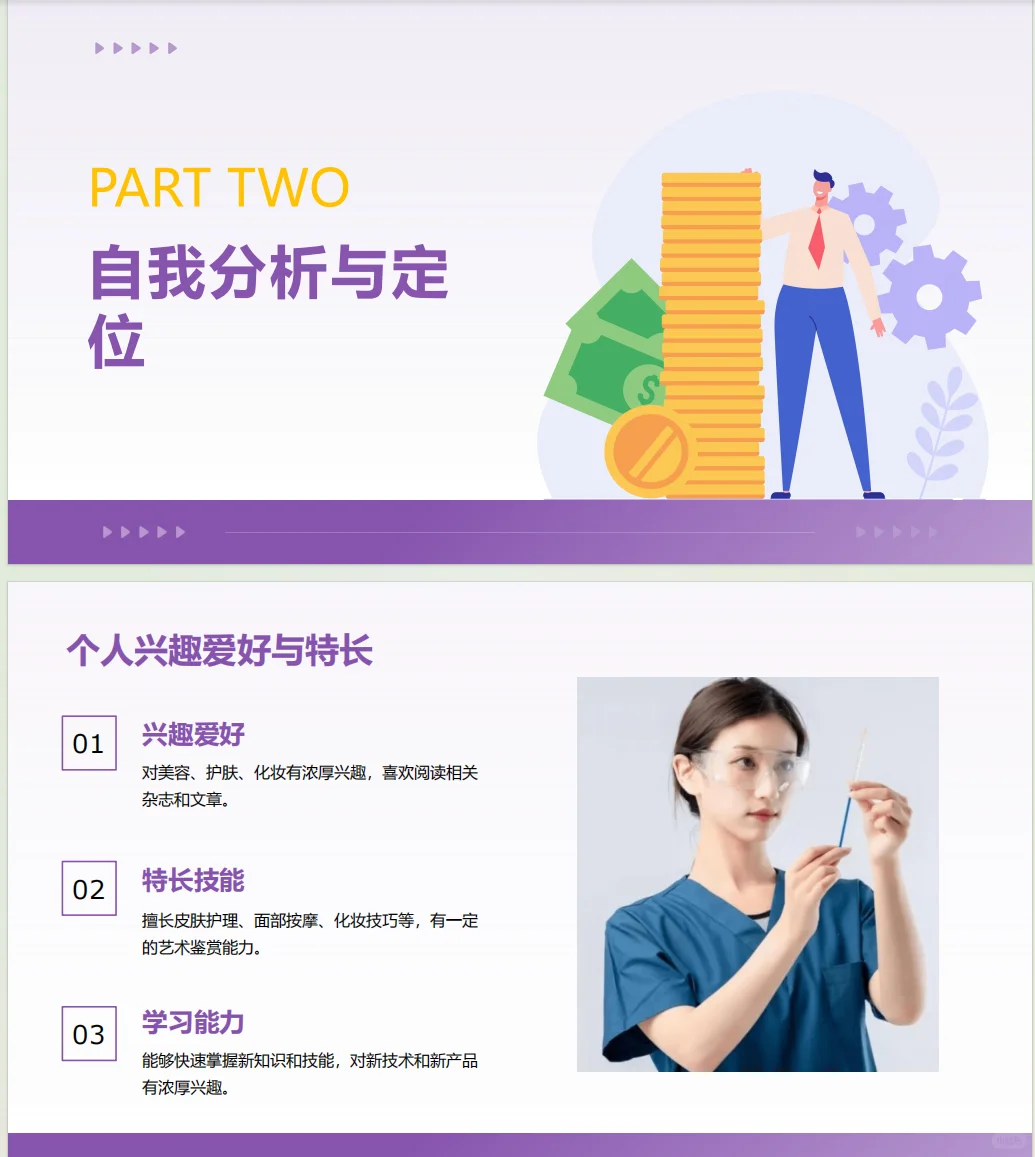 《医学美容技术职业生涯规划书》PPT