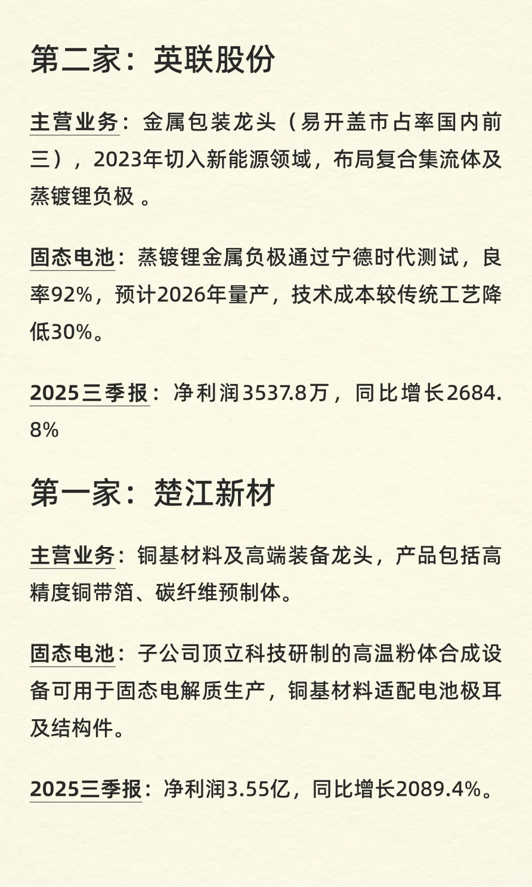 固体电池：增长最快的10家公司