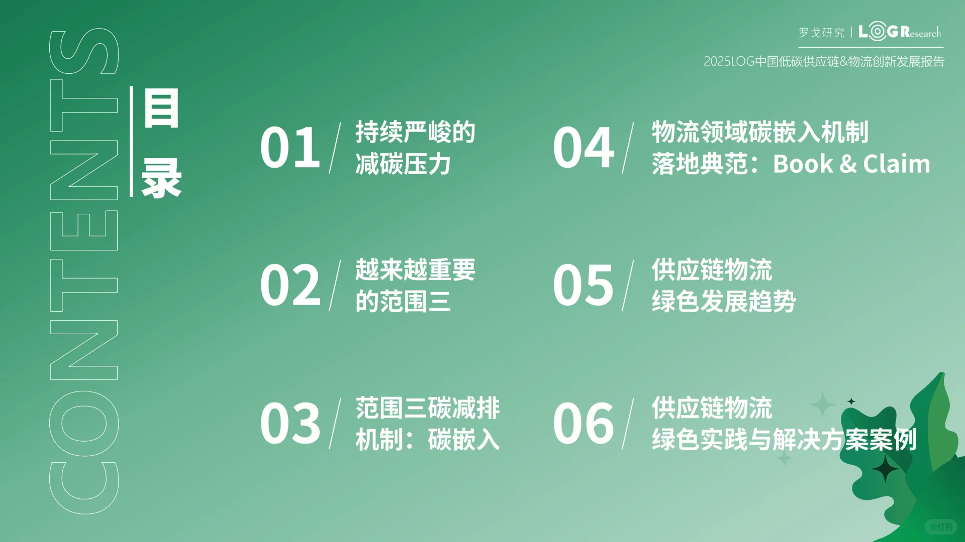 2025中国低碳供应链&物流创新发展报告