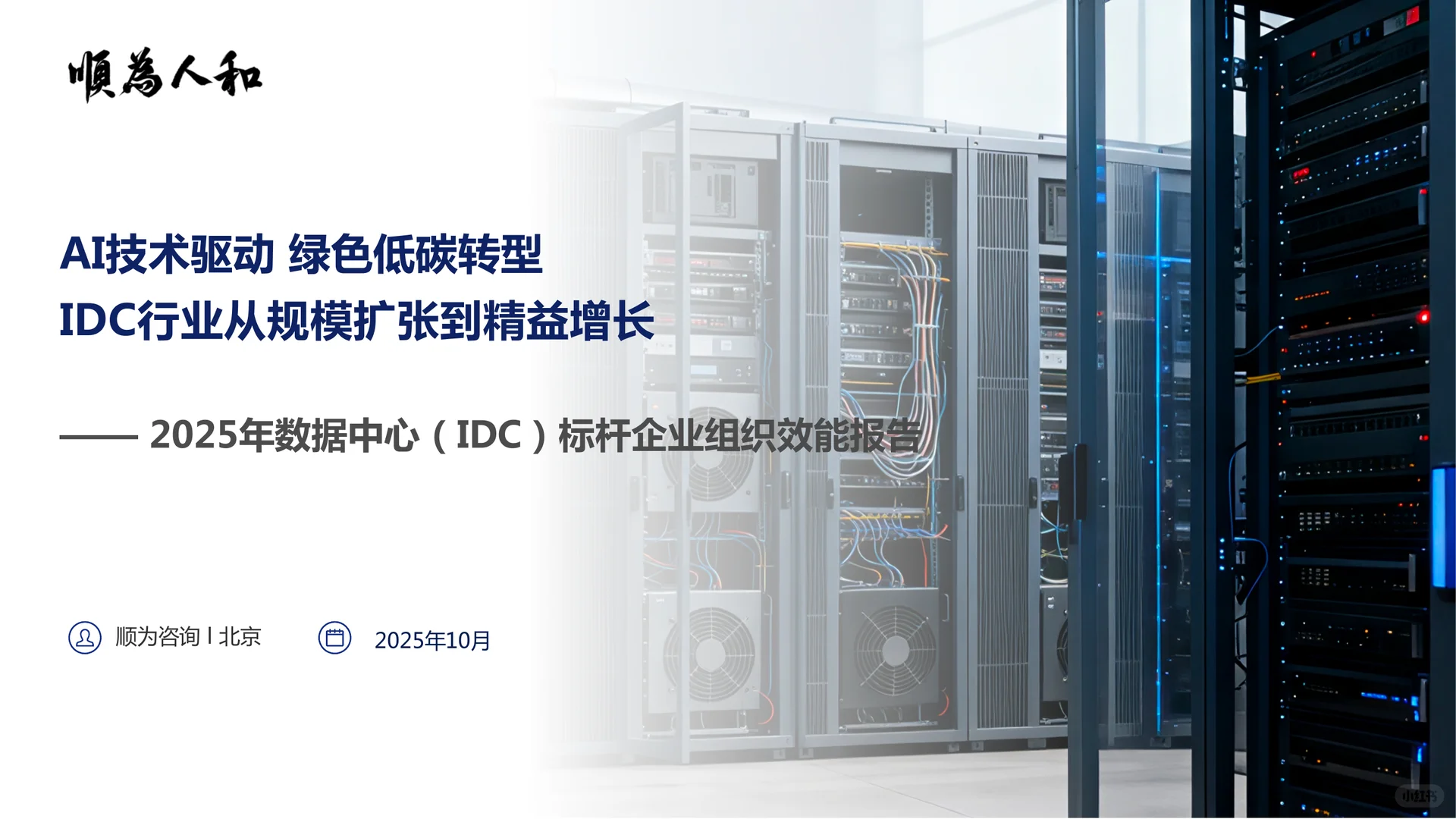 2025数据中心(IDC)标杆企业组织效能报告