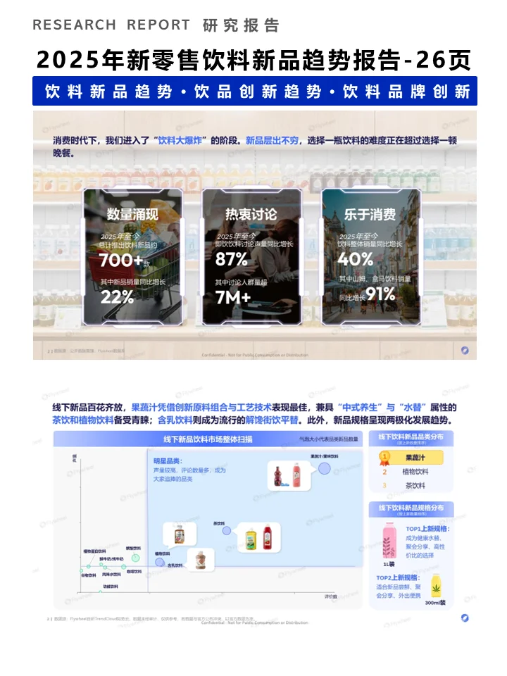 一篇报告洞察2025年新零售饮料新品趋势