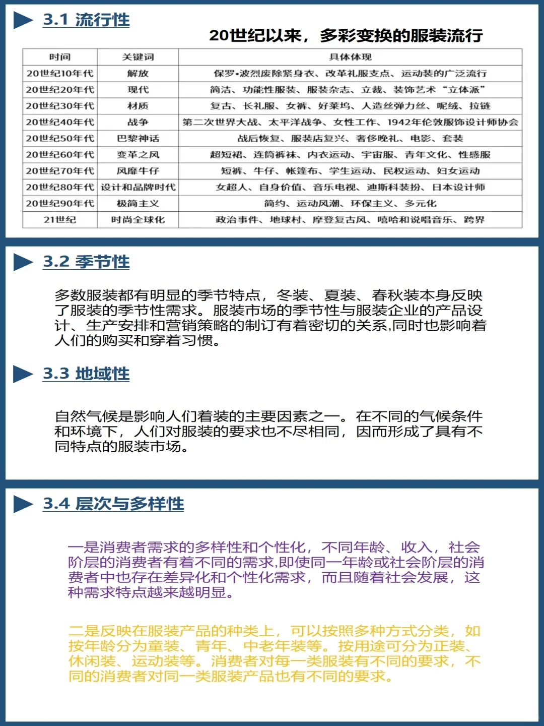 服装行业分析报告