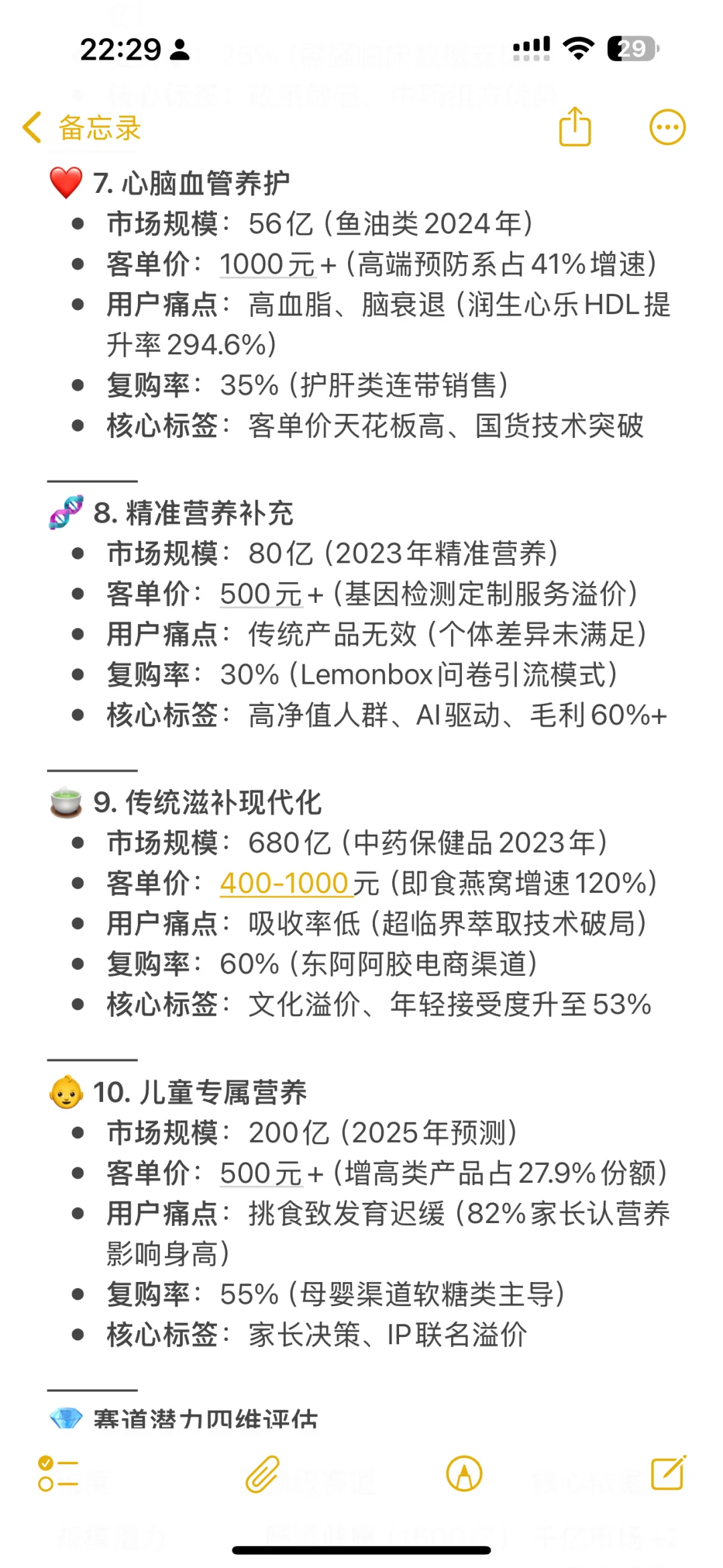 2025上半年10大保健品行业高增长赛道