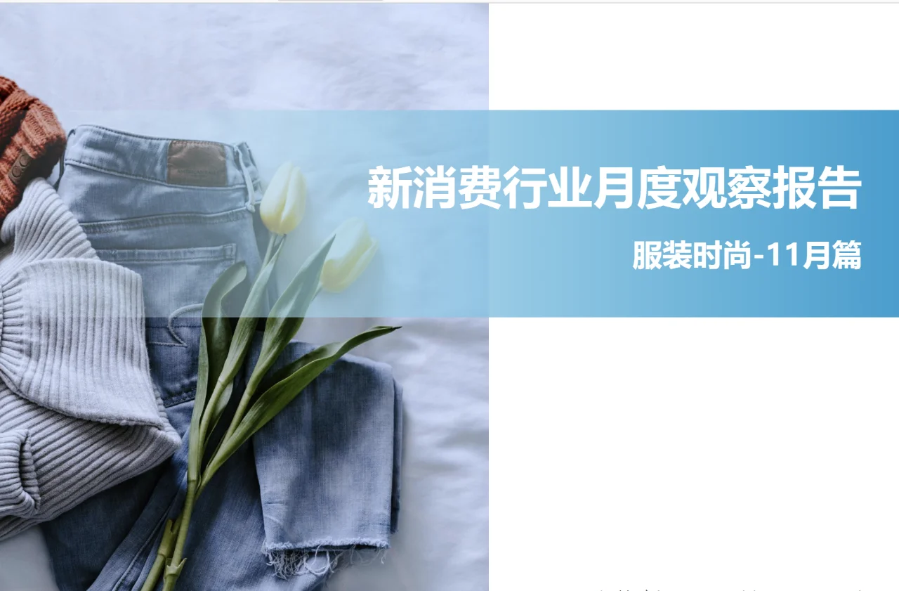 37页|消费行业月度观察报告服装时尚-11月篇