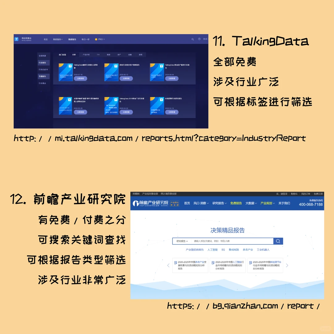 行业研究报告/行业数据/趋势分析怎么找?