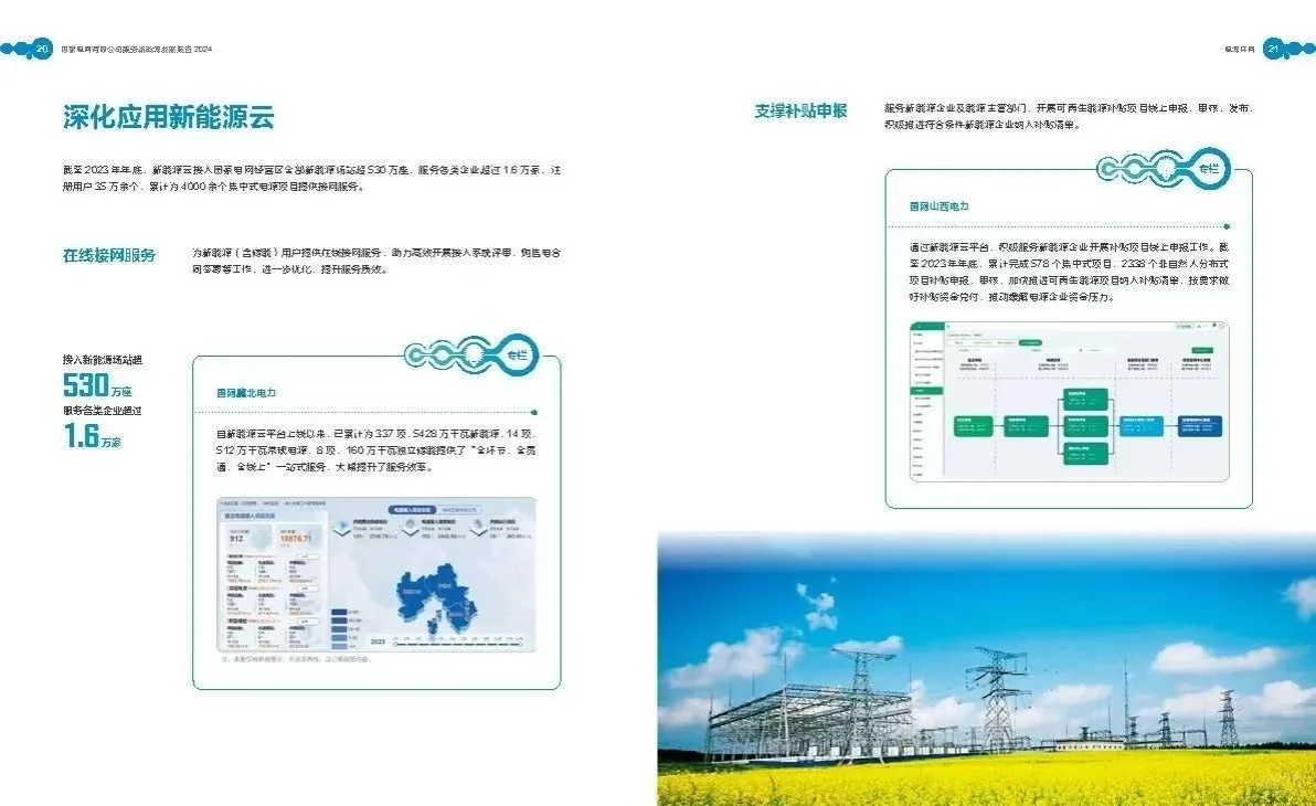 《国家电网公司2023服务新能源发展报告》