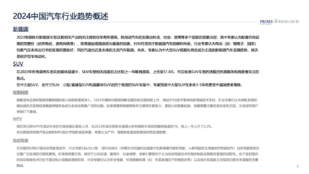 2024 中国汽车行业趋势报告