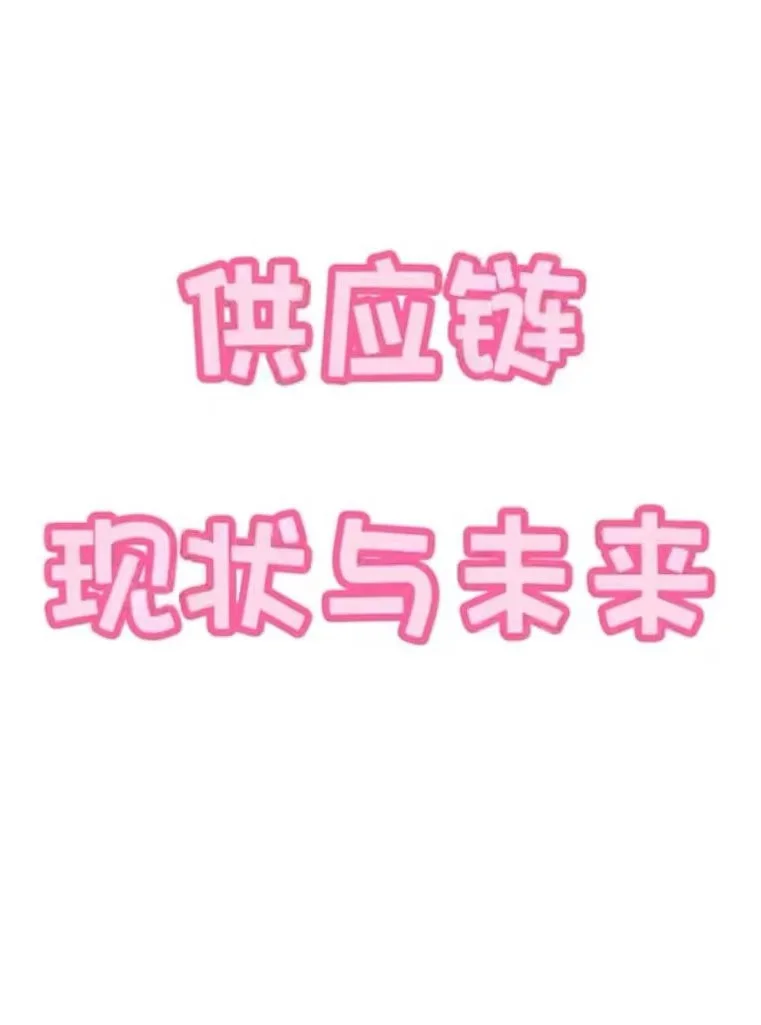 供应链现状与未来