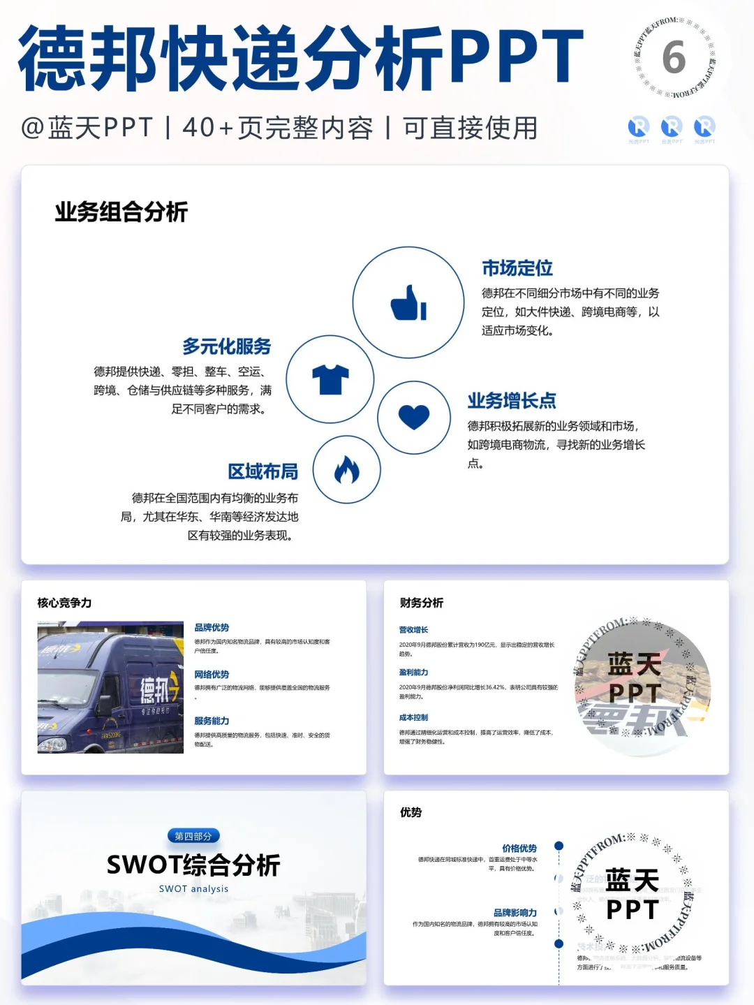 【097】德邦快递战略分析营销策略 SWOT PPT