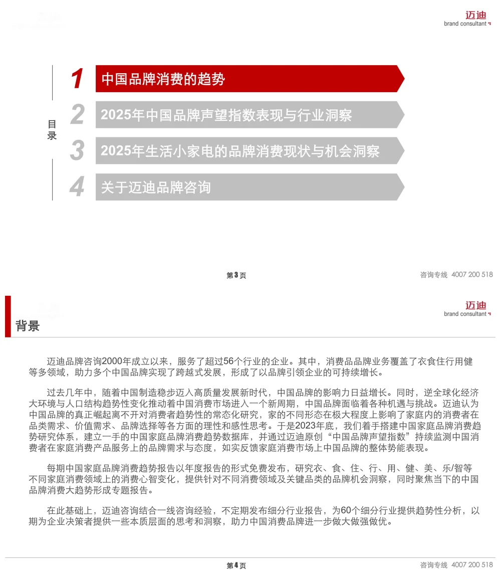 2025中国家庭品牌消费趋势报告-小家电篇