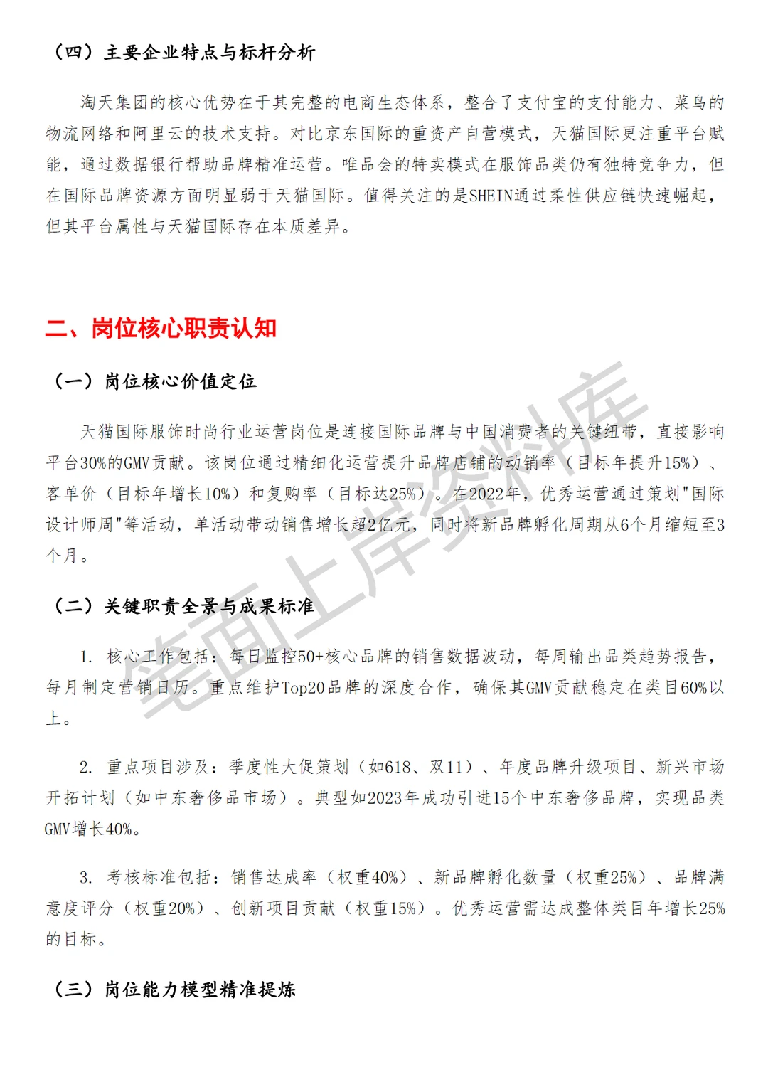 淘天集团天猫国际服饰时尚行业运营
