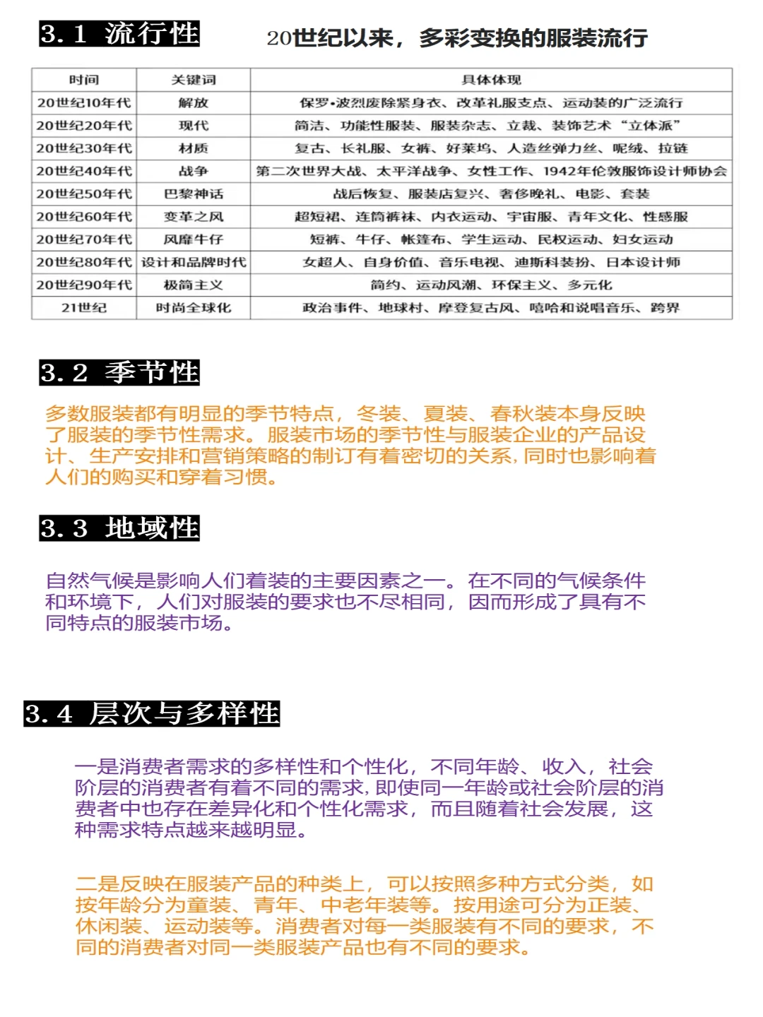 服饰行业市场分析报告