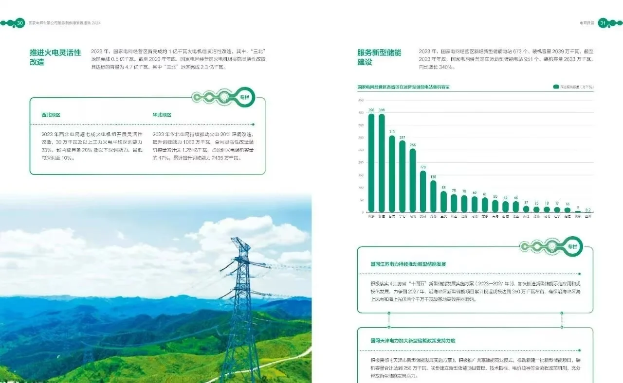 《国家电网公司2023服务新能源发展报告》