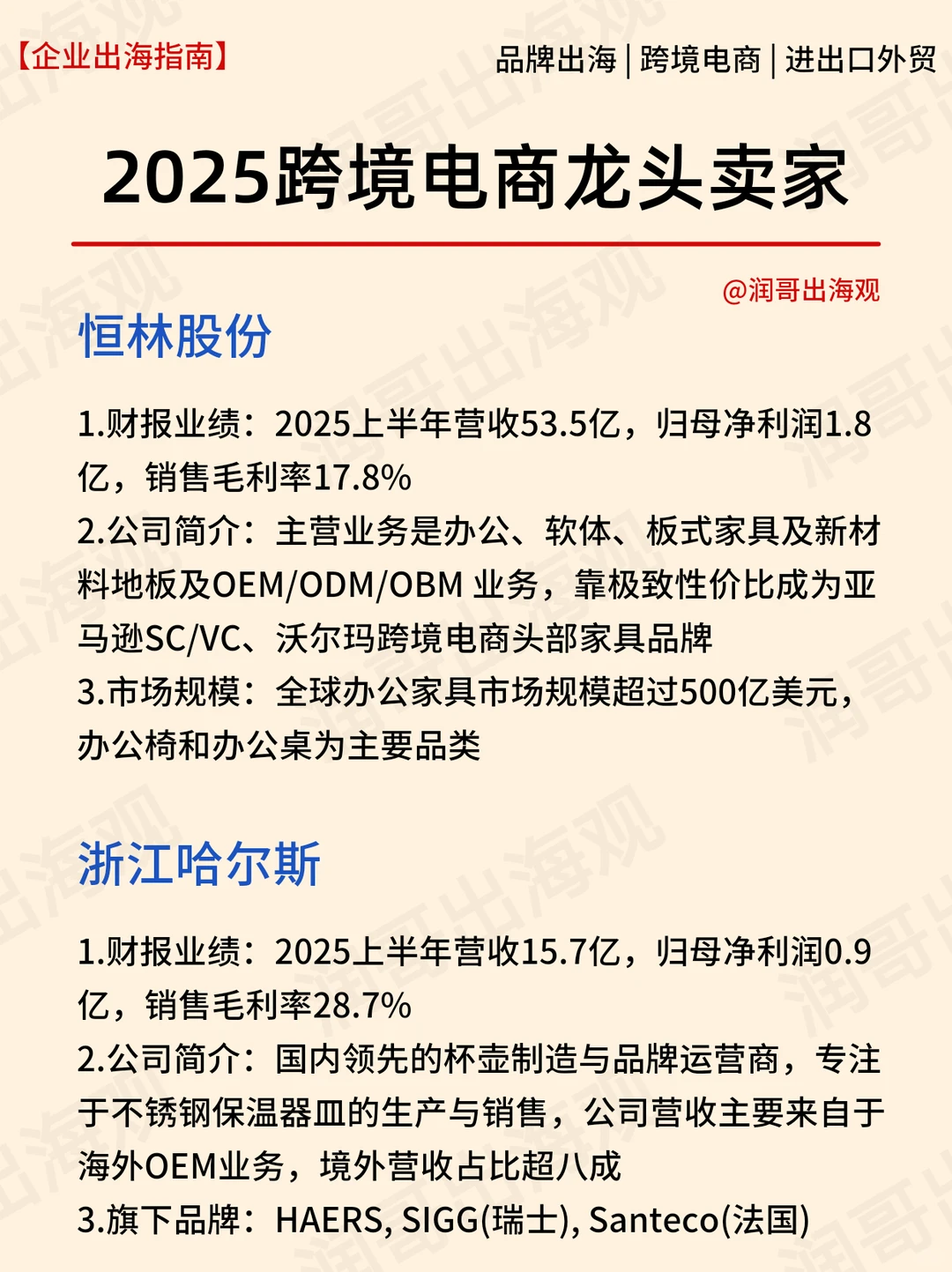 2025跨境电商10大龙头卖家?
