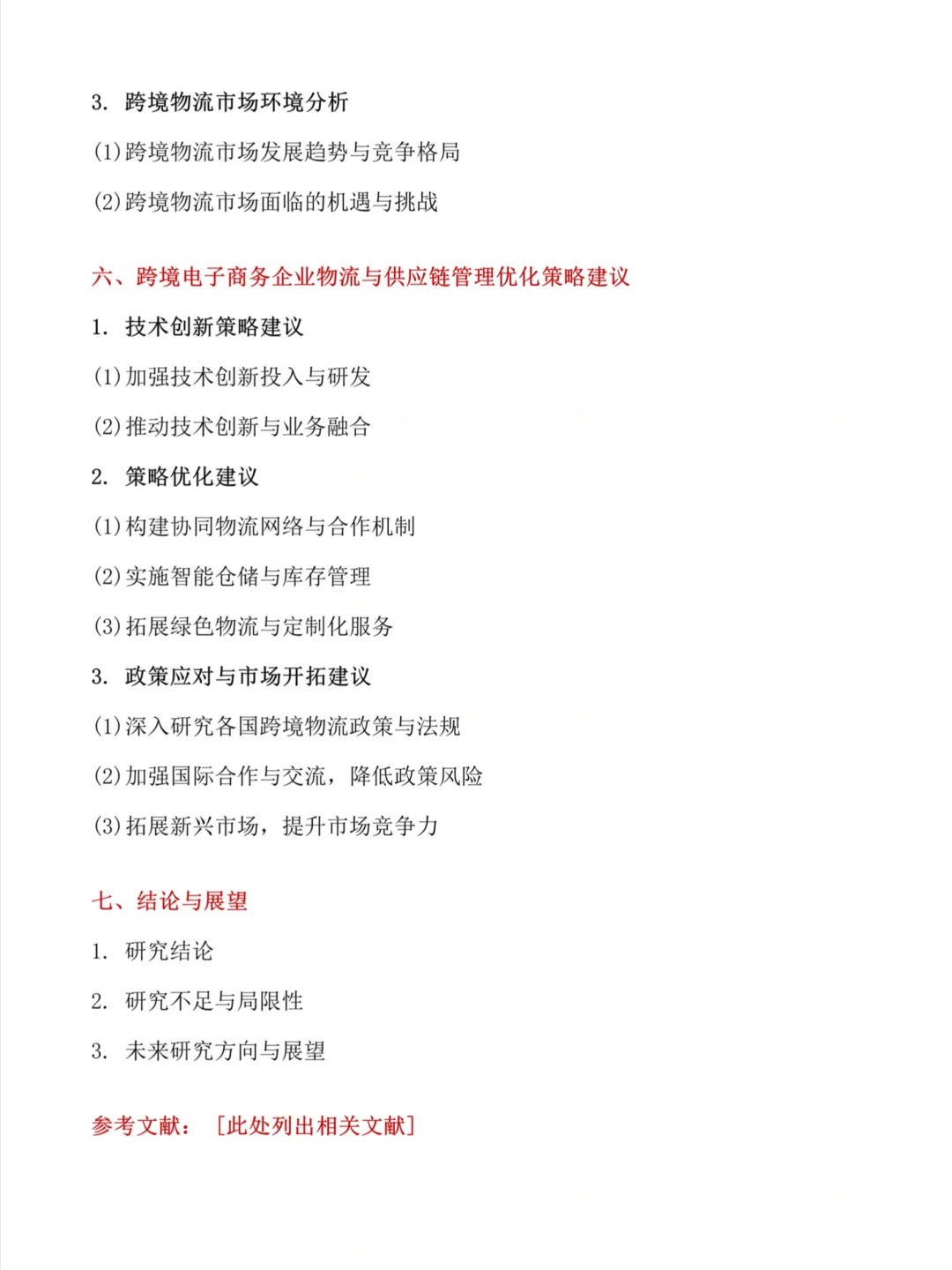 电子商务专业论文提纲|一遍过?