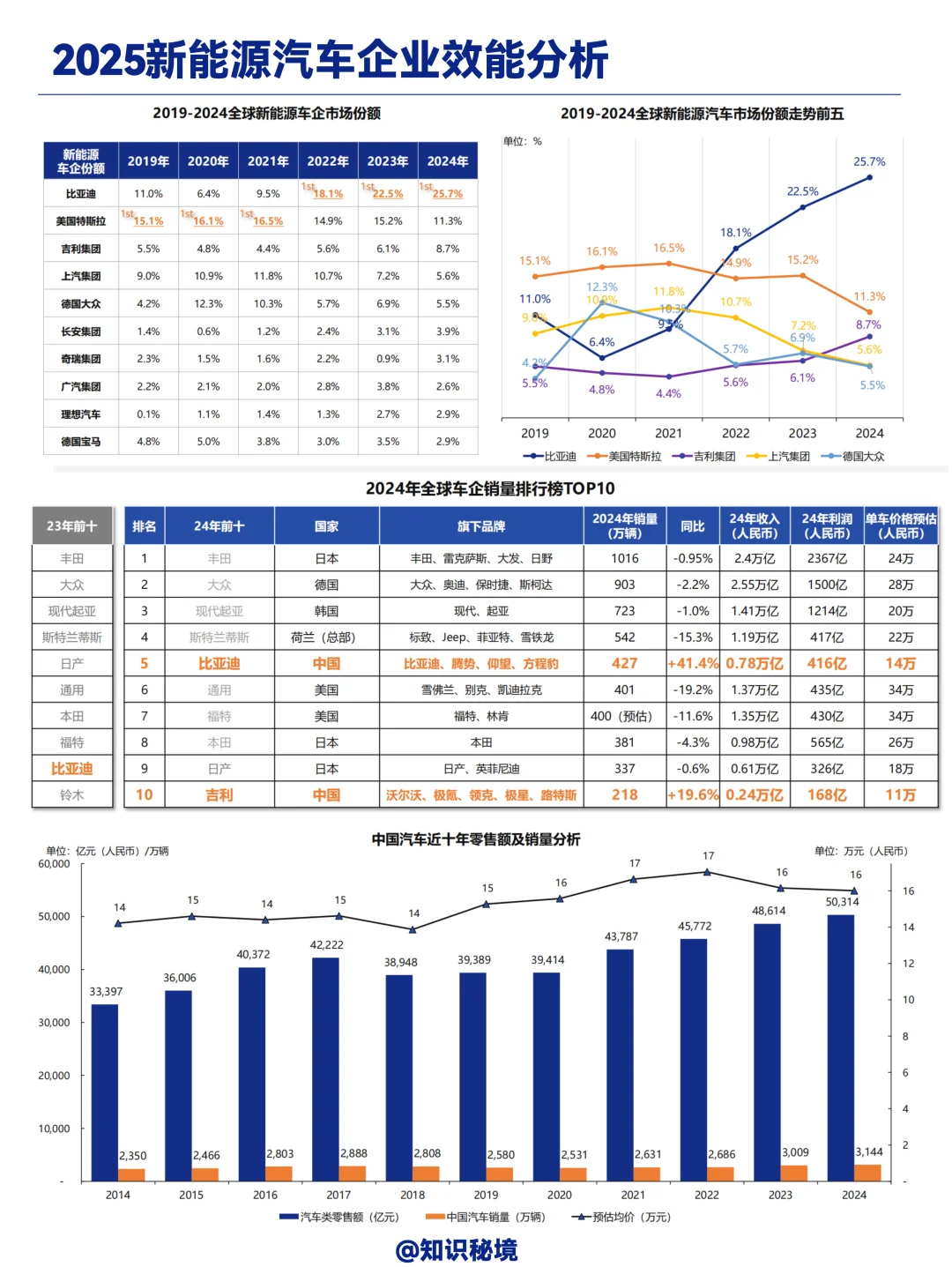 2025新能源汽车标杆企业效能分析