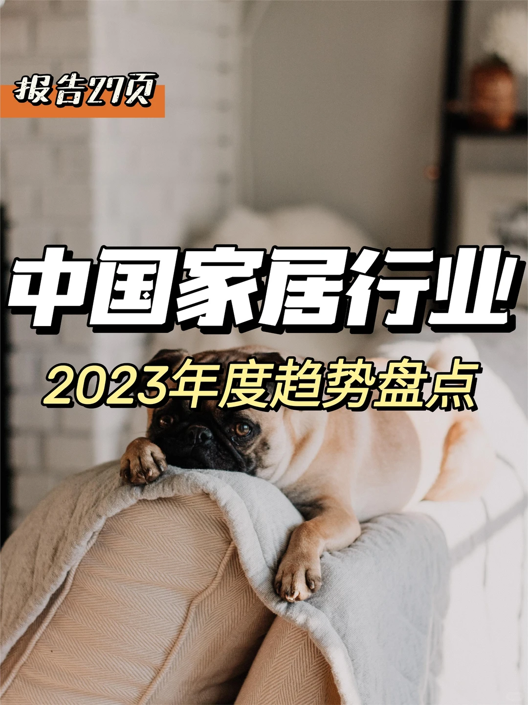 每日分享行业报告:中国家居行业2023年盘点