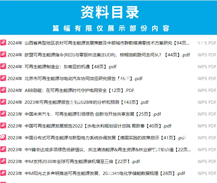 ❄️2024行业趋势分析报告推荐