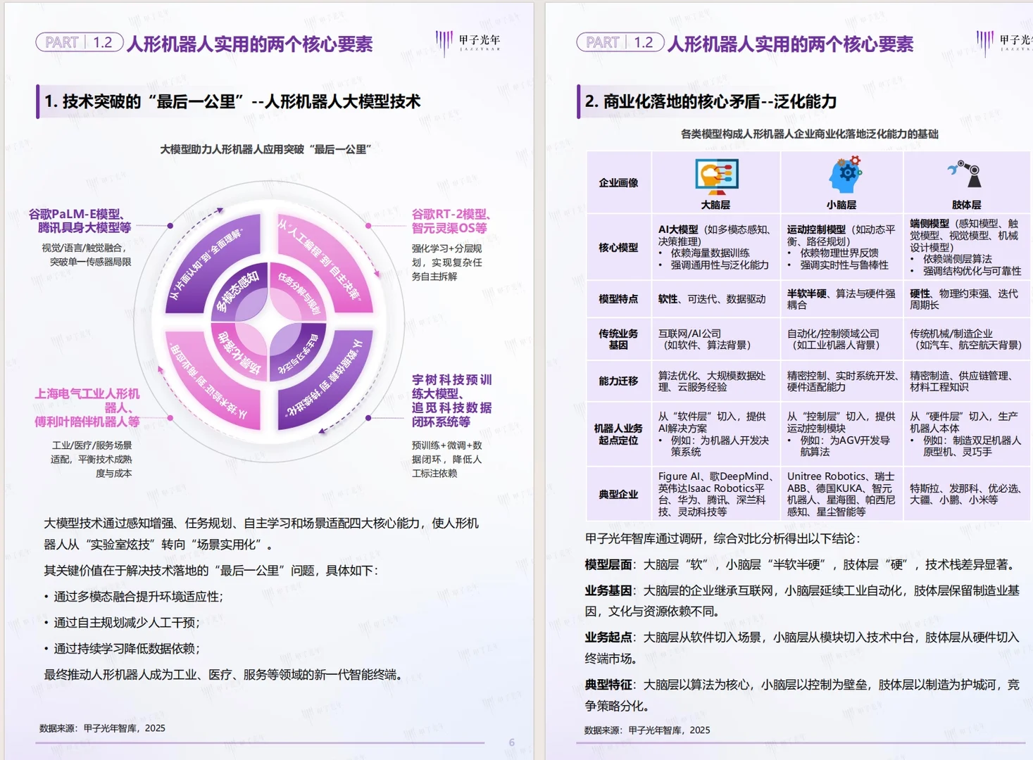 《2025人形机器人大规模领域行业报告》